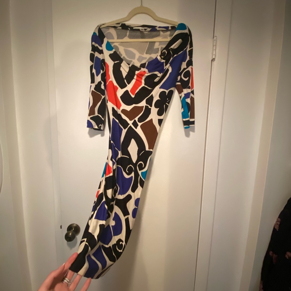 Vintage!!! DVF silk jersey